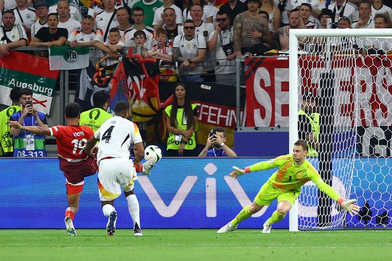 ألمانيا وسويسرا تعبران إلى الدور الثاني من كأس أمم أوروبا