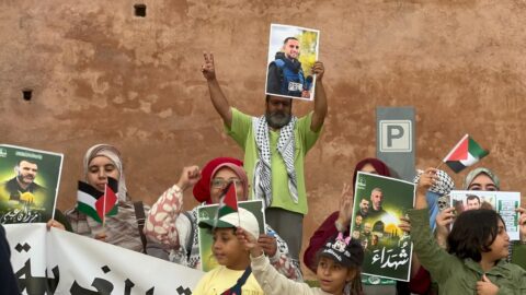 مهرجان شعبي في الرباط احتفالا بـ”انتصار غزة” وحرية الأسرى