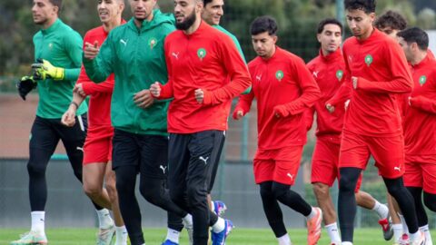 كأس إفريقيا.. أسود الأطلس يخوضون آخر حصة تدريبية قبل ملاقاة جزر القمر في المباراة الافتتاحية