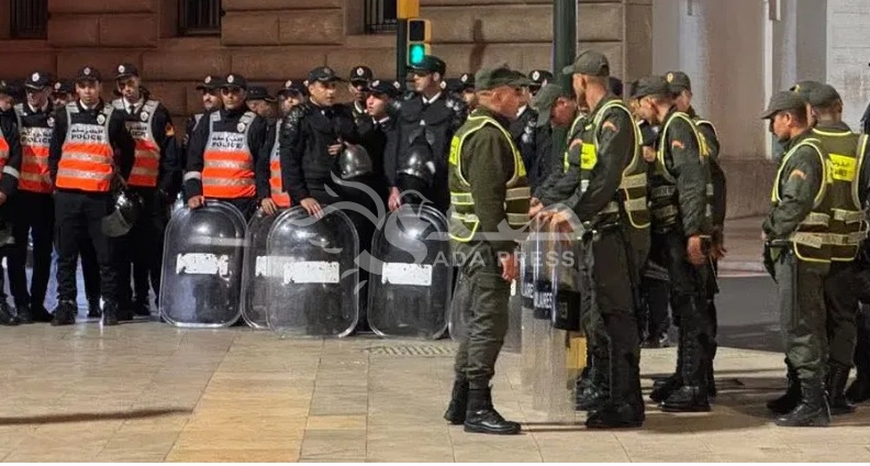 السلطات تفض بالقوة وقفة تضامنية مع إيران بمدينة تطوان