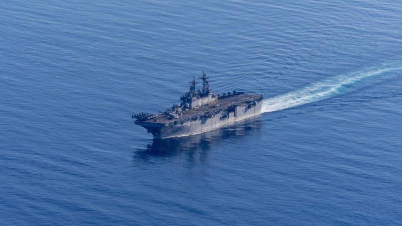 الجيش الأميركي يعلن وصول سفينة هجومية برمائية إلى الشرق الأوسط