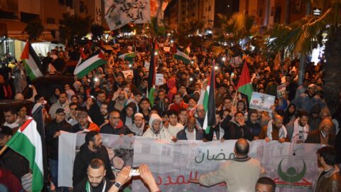 أزيد من 100 مظاهرة من أجل غزة بالمغرب خلال يوم واحد
