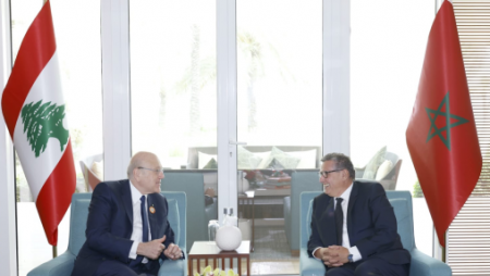  أخنوش يتباحث مع رئيس الحكومة اللبنانية