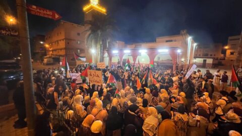 المغاربة يواصلون التظاهر تضامنا مع غزة ويعدون لمسيرة كبرى في ذكرى النكبة