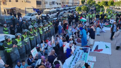 منع مسيرة من أجل غزة بتطوان والفعاليات تؤكد العزم على استمرار الاحتجاج