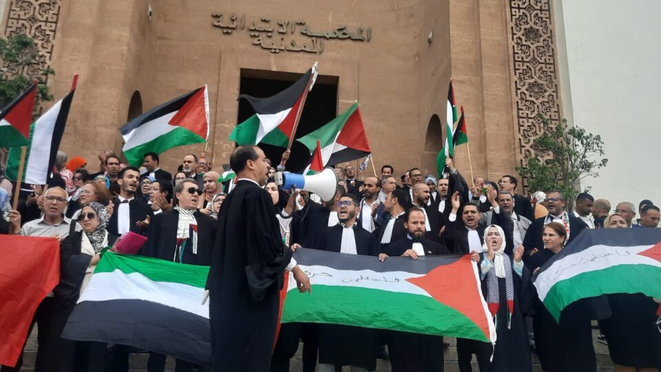 المحامون يستعدون للاحتجاج من أجل غزة