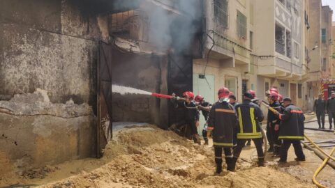 حريق يلتهم محلا لمواد التنظيف في صفرو ويوقع عددا من المصابين