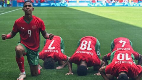 الأشبال ينهون الجولة الأولى متقدمين أمام إسبانيا بـ 1- 0