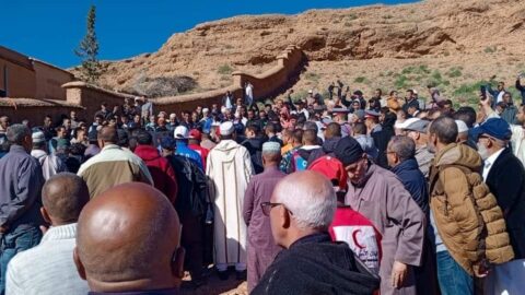 الراحل عبد العزيز برادة يُوارى الثرى في مسقط رأسه بتنغير