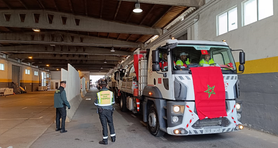 المغرب يعبئ جهازا لوجستيا مهما تضامنا مع الشعب الإسباني جراء الفيضانات