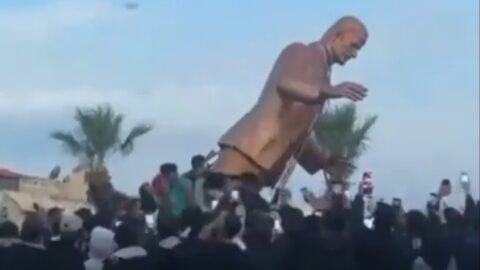 الأسد نموذجا..ماذا يعني إسقاط تماثيل رموز سياسية؟