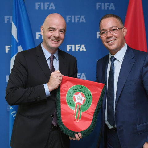 لقجع يهنئ إنفانتينو بمناسبة مرور 10 سنوات على رئاسته لـ “الفيفا”