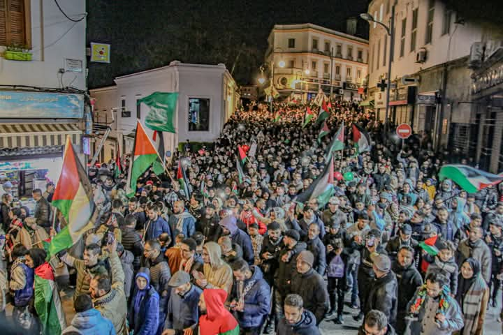 وقف الحرب بغزة.. مظاهرات حاشدة في المغرب احتفالاً  بنصر المقاومة