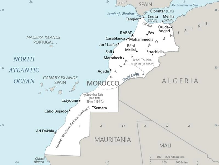 عشيّة تنصيب الرئيس ترامب.. “سي آي إي” تحدّث خريطة المغرب لتضمّ إقليم الصحراء