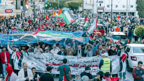في شارع محمد الخامس.. طنجة تصرخ من أجل غزة الجائعة