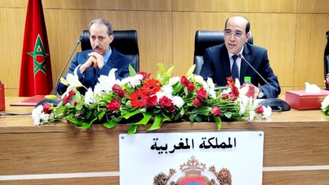 تسليم السلط بين الحسن الداكي وهشام بلاوي