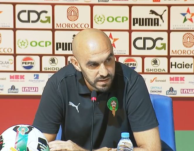 الركراكي: لا أتدخل في انتقالات اللاعبين وما يُقال عن بلعامري شائعات