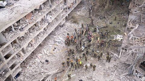 هجوم إيراني على إسرائيل يسفر عن جرح أشخاص وتدمير مبان