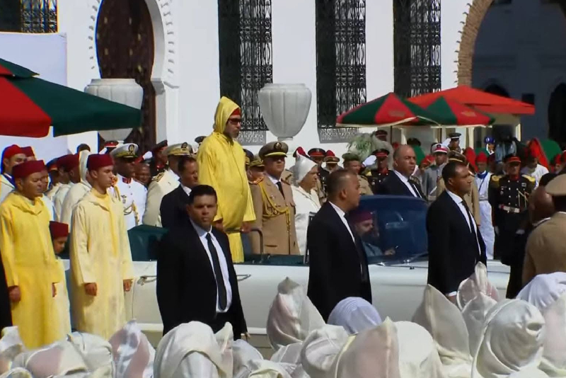 الملك يترأس حفل الولاء بالقصر الملكي بتطوان