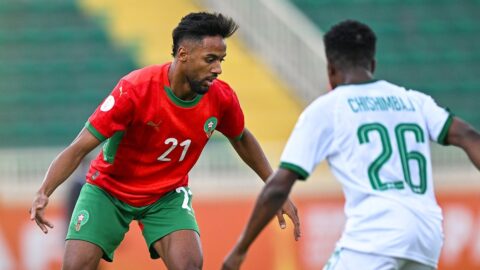 المغرب يتقدم على زامبيا في الشوط الأول