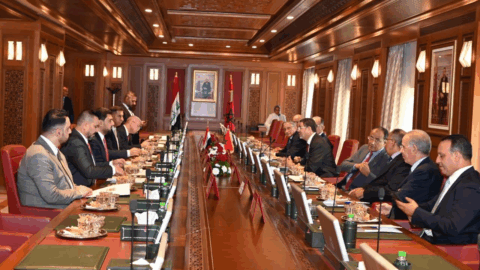 الرئيس المنتدب للمجلس الأعلى للسلطة القضائية يستقبل وزير العدل ‏العراقي