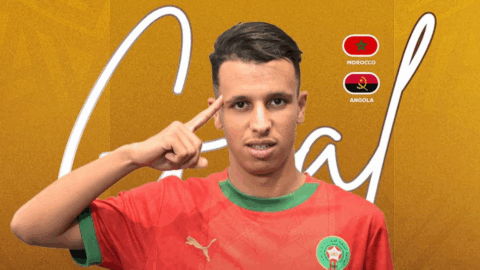 الرياحي يفتتح التسجيل للمنتخب المغربي أمام أنغولا