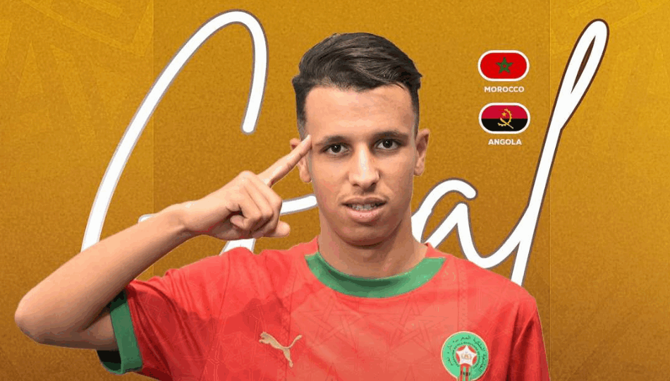 الرياحي يفتتح التسجيل للمنتخب المغربي أمام أنغولا