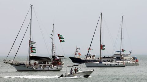 بعد استهدافه بهجوم جديد.. إيطاليا ترسل فرقاطة لمساعدة أسطول الصمود