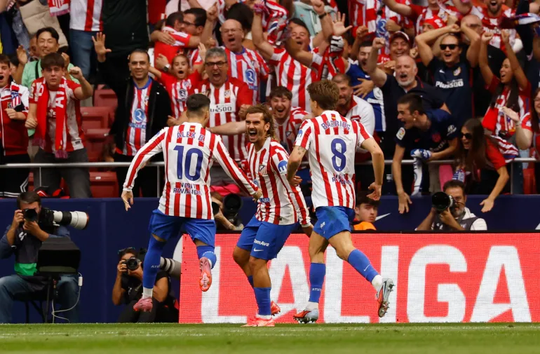أتلتيكو مدريد يذل جاره ريال بخمس أهداف مقابل هدفين