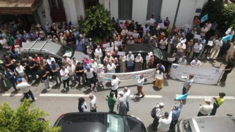 مستخدَمو “كنوبس” يحتجون ضد “تدهور” أوضاع الحوار الاجتماعي