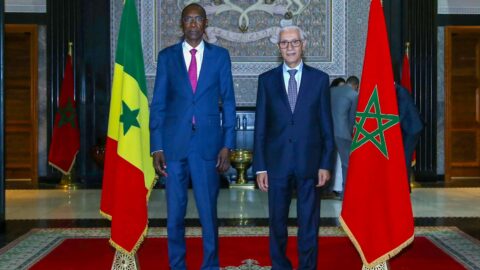 الطالبي العلمي يجري مباحثات مع وزير خارجية السنغال