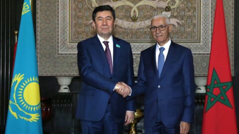 تعزيز الدبلوماسية البرلمانية محور مباحثات الطالبي العلمي ونظيره الكازاخستاني