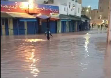 آسفي تستيقظ على وقع سيول جارفة جديدة بـ “وادي الشعبة”