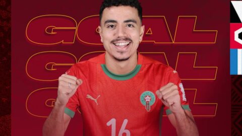 المهديوي يضيف الهدف الثاني لأسود الأطلس أمام الإمارات