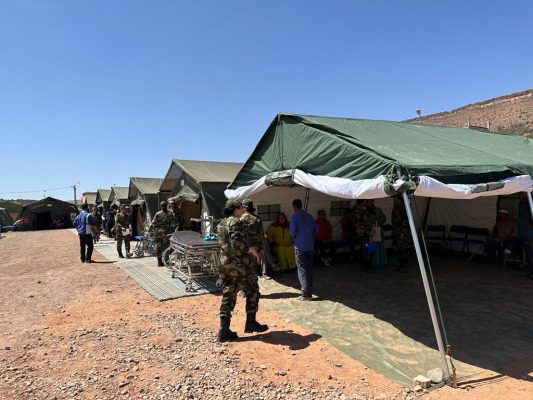 القوات المسلحة الملكية تنشئ 3 مستشفيات عسكرية ميدانية
