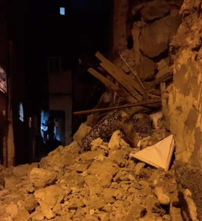 انهيار منزل بحي بياضة في مدينة آسفي