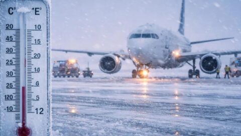 الأمطار المتجمدة تعطل حركة النقل والرحلات الجوية في وسط أوروبا