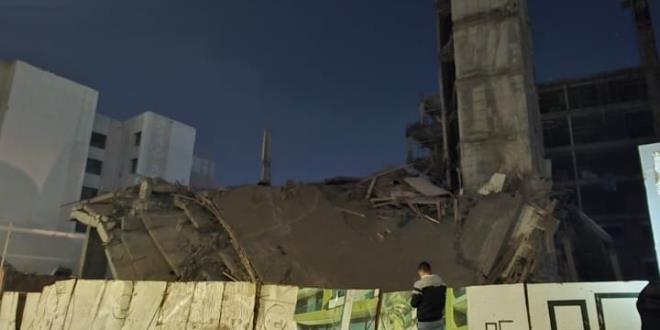 انهيار عمارة في طور البناء بمراكش دون تسجيل إصابات أو خسائر في الأرواح