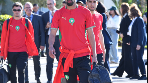 المنتخب المغربي يشد الرحال صوب مدريد لمواجهة الإكوادور