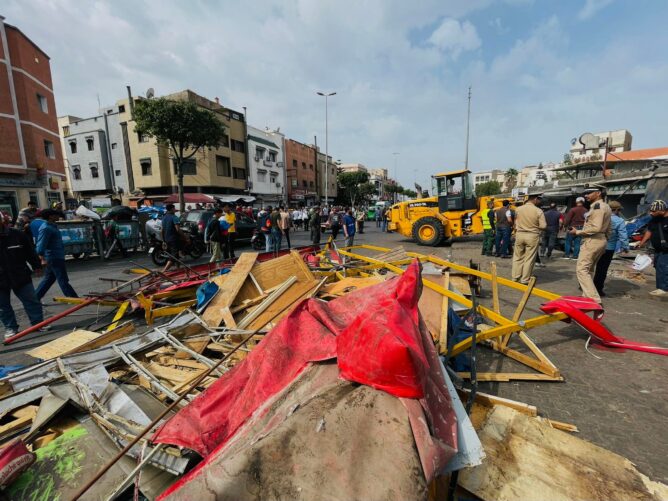 السلطات تشن حملة واسعة لتحرير الملك العمومي بالدار البيضاء
