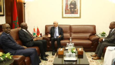 الطالبي العلمي يجري مباحثات مع رئيس مجلس الشيوخ ببوروندي