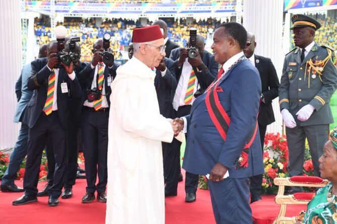 الطالبي العلمي يمثل الملك في حفل تنصيب رئيس جمهورية الكونغو