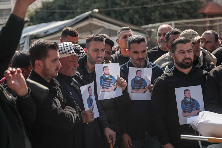 صحفيو غزة ينددون باغتيال محمد وشاح ويطالبون بمحاسبة الاحتلال