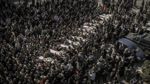 لبنان تشيع 13 عنصرا بأمن الدولة اغتالهم الاحتلال الإسرائيلي