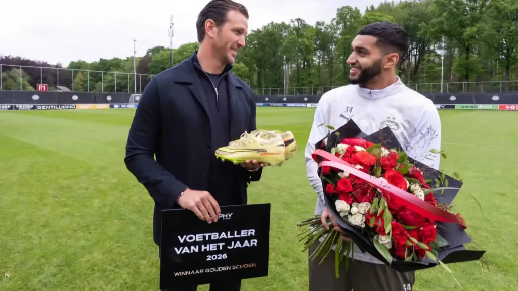 الصيباري يفوز بجائزة أحسن لاعب في الدوري هولندي