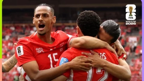 مونديال 2026.. سويسرا تحسم صدارة المجموعة الثانية بفوزها على كندا ويتأهلان معا