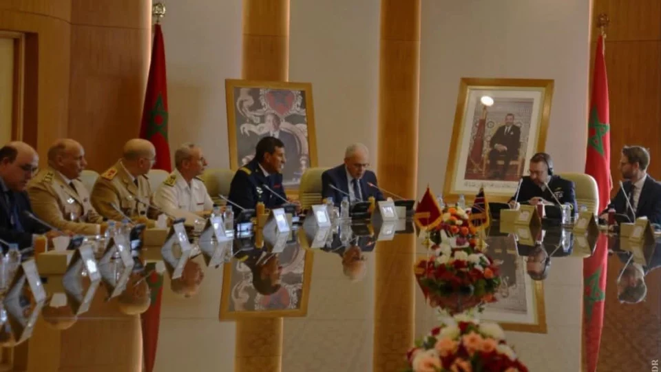 لوديي يستقبل كبير مستشاري الدفاع البريطاني للشرق الأوسط وشمال إفريقيا