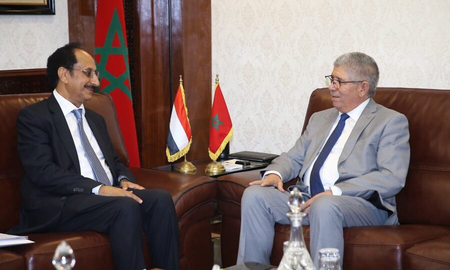 رئيس مجلس النواب يستقبل سفير اليمن بالمغرب